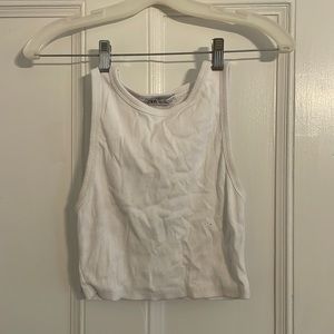 Zara White Tank